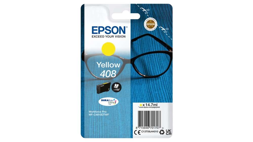 Epson 408 Amarillo Cartucho de Tinta Original - C13T09J44010 - Prinkweb