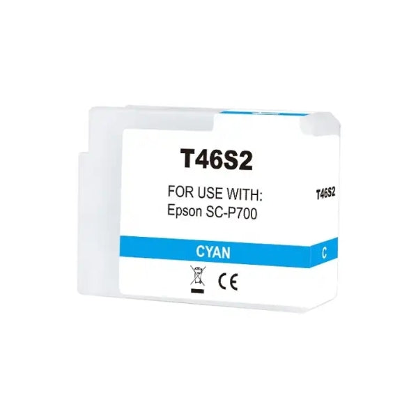 Cartutx compatible Epson T46S2 Cian