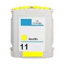 Cartutx compatible HP 11 groc