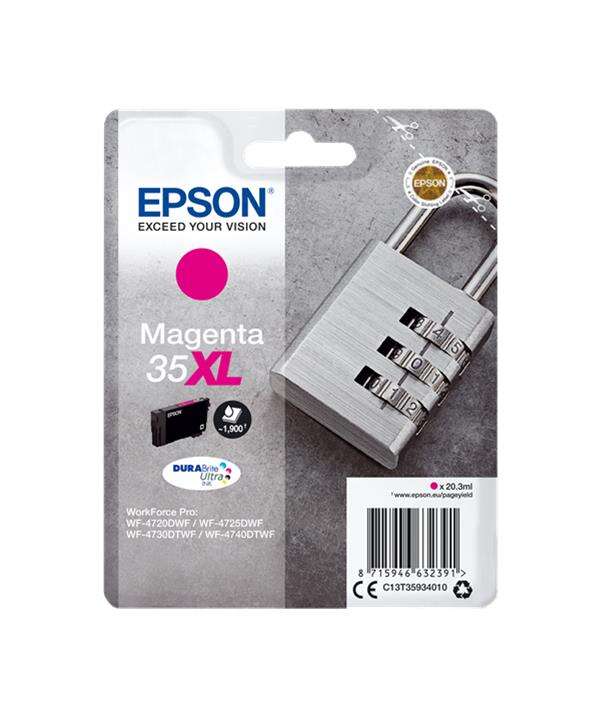 Epson T3593 (35XL) Magenta Cartucho de Tinta Original - C13T35934010 - Prinkweb