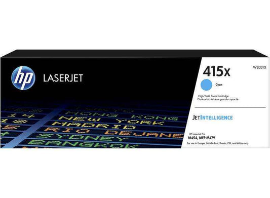 HP W2031X Cyan Cartucho de Toner Original - 415X - Prinkweb