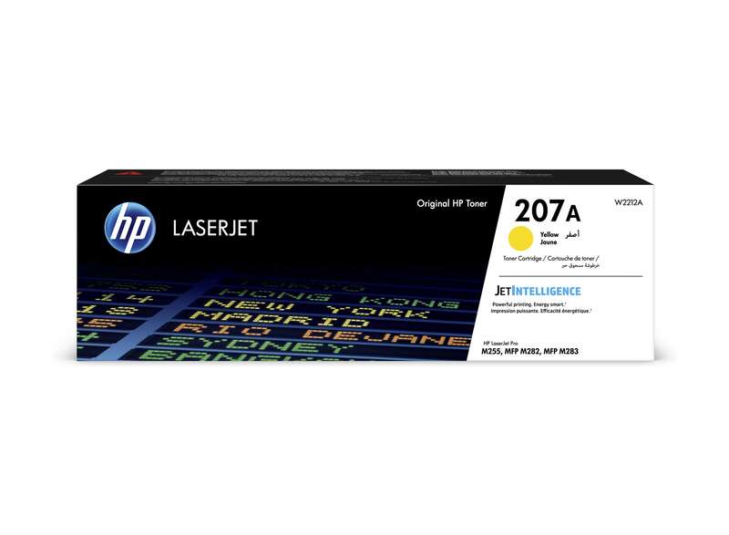 HP W2212A Amarillo Cartucho de Toner Original - 207A - Prinkweb