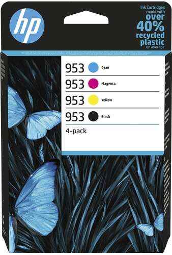 HP 953 Pack de 4 Cartuchos de Tinta Originales - 6ZC69AE - Prinkweb