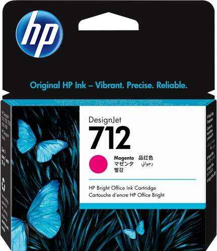 HP 712 Magenta Cartucho de Tinta Original - 3ED68A - Prinkweb