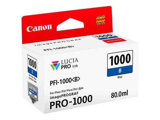 Canon PFI1000 Blue Cartucho de Tinta Original - PFI1000B/0555C001 - Prinkweb