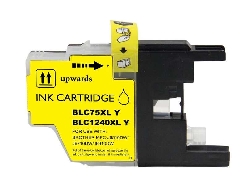 Cartutx compatible Brother LC1240XL Groc