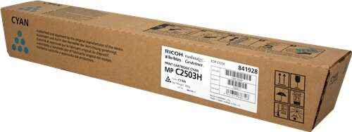 Ricoh Aficio MP-C2503SP/MP-C2003SP/MP-C2004SP/MP-C2504SP Cyan Cartucho de Toner Original - 841928 - Prinkweb