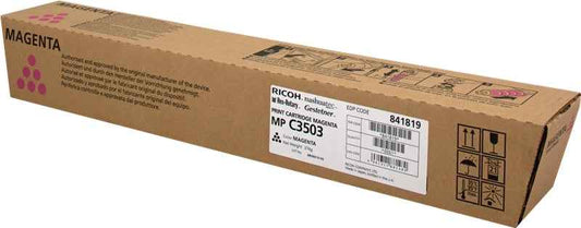 Ricoh Aficio MP-C3003/MP-C3004/MP-C3503/MP-C3504/MP-C4504/MP-C5504/MP-C6004 Magenta Cartucho de Toner Original - 841819/841815 - Prinkweb