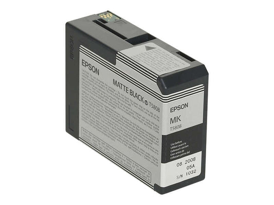 Epson T5808 Negro Mate Cartucho de Tinta Original - C13T580800 - Prinkweb