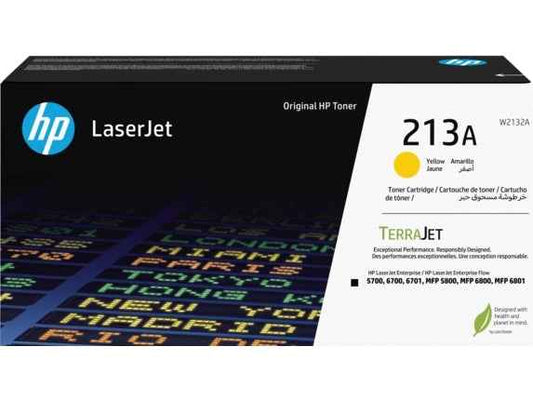 HP W2132A Amarillo Cartucho de Toner Original - 213A - Prinkweb