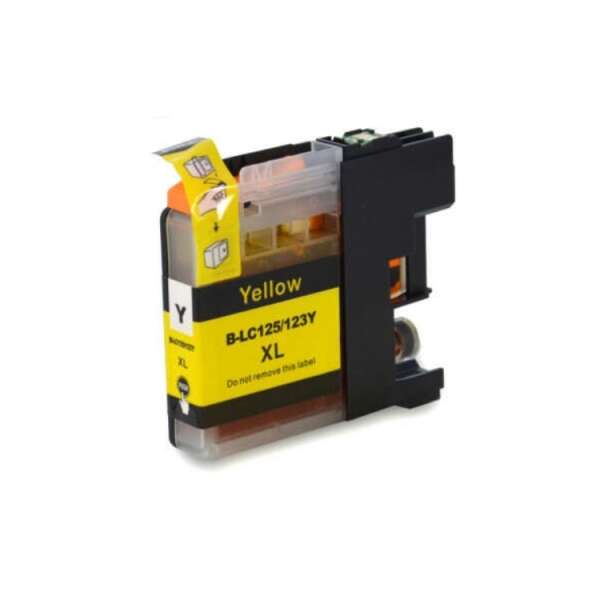 Cartutx compatible Brother LC123XL Groc