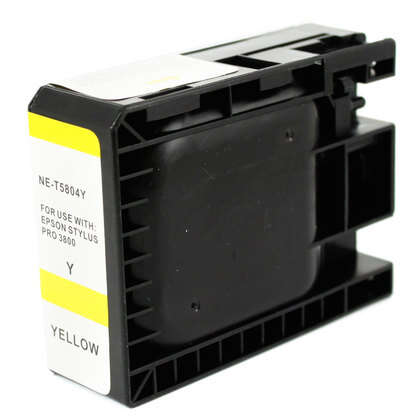 Cartutx compatible Epson T5804 Groc