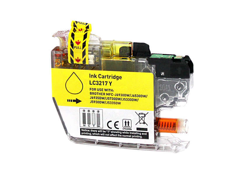 Cartutx compatible Brother LC3217 Groc
