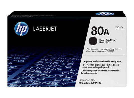 HP CF280A Negro Cartucho de Toner Original - 80A - Prinkweb