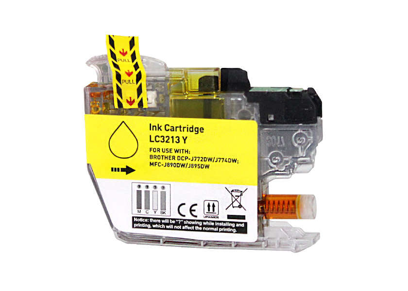 Cartutx compatible Brother LC3213 Groc