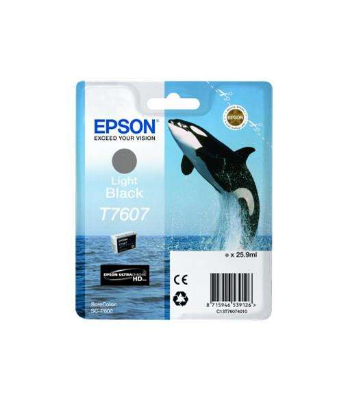 Epson T7607 Negro Light Cartucho de Tinta Original - C13T76074010 - Prinkweb