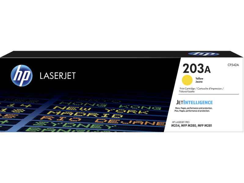 HP CF542A Amarillo Cartucho de Toner Original - 203A - Prinkweb