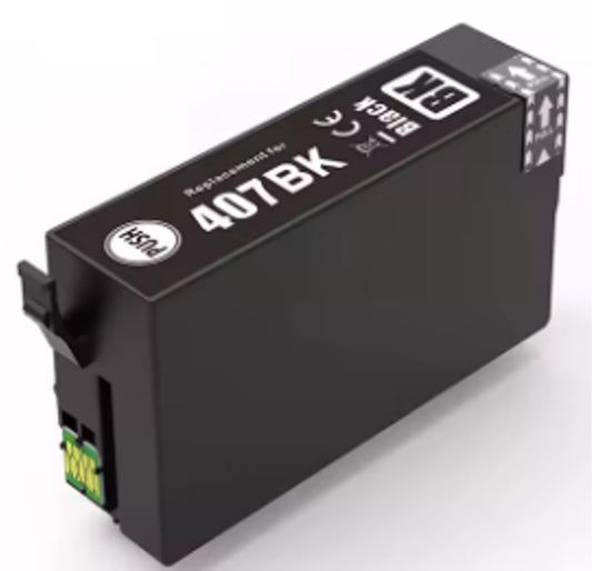 Cartucho compatible Epson 407 Negro