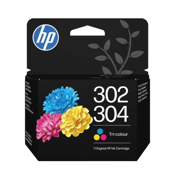 HP 302/304 Cartucho de Tinta Color Original -(B7RT6AE/F6U65AE/N9K05AE) para impresoras