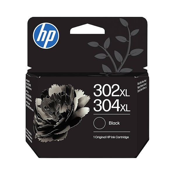 Cartutx de tinta HP 302XL negre Original - F6U68AE